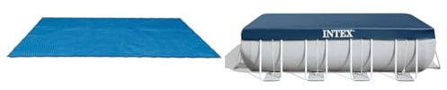 Intex bâche à Bulles rectangulaire 4,40 x 2,10m pour Piscine 4,50 x 2,20m & 28037 - Bâche Protection pour Piscine Rectangulaire Tubulaire 4M X 2M