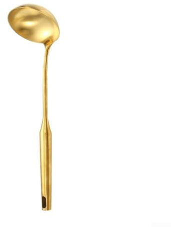 Cuisiner sans effort avec des ustensiles en acier inoxydable doré, ensemble d'ustensiles de cuisine (#2)