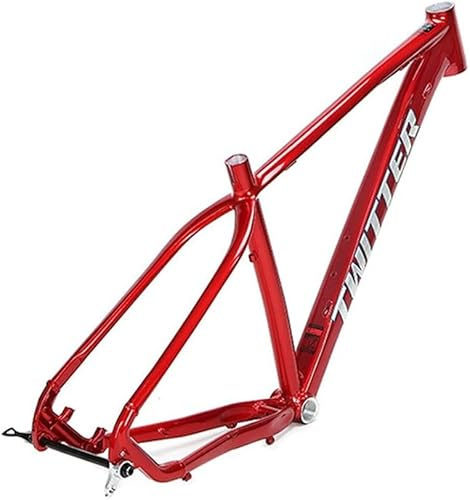 Aluminum Alloy Mountain Bike Frame 27.5/29er Xc Hardtail Mtb Frame 15''/17''/19'' Disc Brake Bicycle Frame Thru Axle Boost 12 * 148mm Internal Routing Bsa68, Red 27.5 * 19''