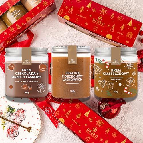ORIGONUTS by DESEO - Chocolat De Noël - Chocolat À Offrir - Coffret Cadeau Gourmet Avec Purée de noix Et Crème de noix - Cadeau De Noël Pour Femme Et Homme - Set N°1