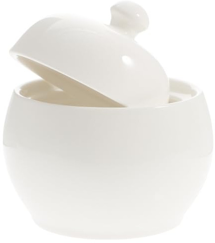 GALPADA Ciotola in Terracotta da 280ml con Coperchio per Zuppa e Stufato, Design Semplice, per Uso Domestico in Cucina