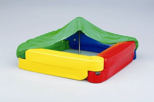 Kettler 8306-000 - Sandkastenabdeckplane 6-eckig,200 x 200 cm, grün