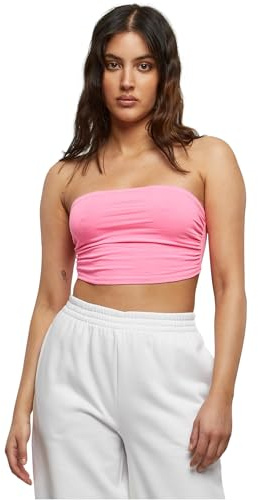 Urban Classics Femme Bandeau pour Femme Top, Rose Fluo (00355), M EU