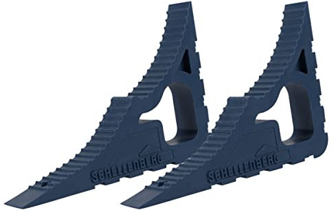 Schellenberg 66362 Cale pour fenêtre et porte, 2 pièces, Bleu Foncé
