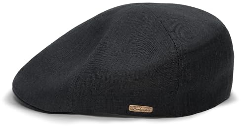 Sterkowski Modell Rusty | 100% Naturleinen Schiebermütze für Herren und Frauen | Super Leicht Sommer Duckbill