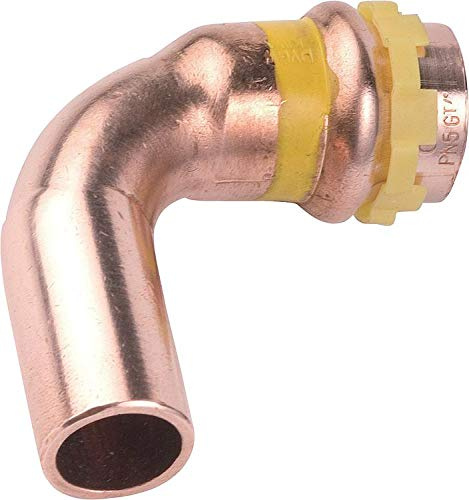 Kupfer Pressfitting Gas Bogen 90 I/A D: 28mm PG 5001 Gas