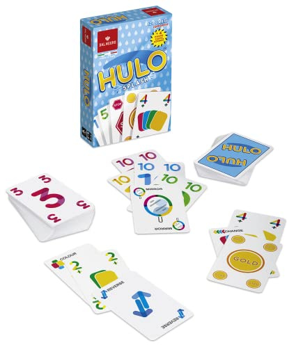 Dal Negro - Hulo Splash, Kartenspiel, geeignet für Familien und Kinder 6+, von 2 bis 10 Spieler