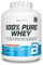 BioTechUSA 100% Pure Whey | Poudre de protéines avec BCAA et Glutamine | Sans gluten, sans huile de palme | 21g de protéines par portion, 2.27 kg, Fraise