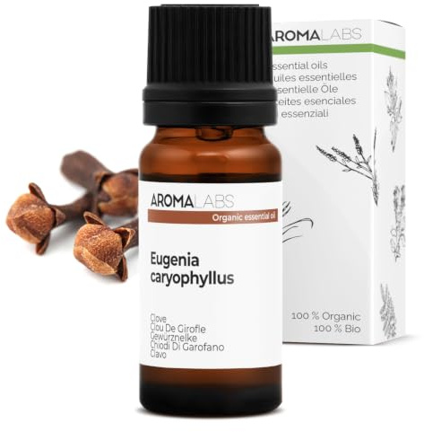 Clou De Girofle BIO (Eugenia caryophyllus) - 10 mL - Huile Essentielle Chémotypée et Certifiée AB - Aroma Labs - Made in France