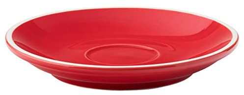 Utopia Barista Espresso Red Saucer 4.5inch / 11.5cm - Case of 12 - Espresso Saucers, Coffee Service