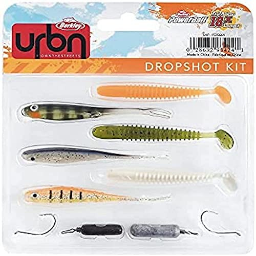 Berkley Urbn mjukt drag Dropshot Kit - Assorted - Sinking - 6 st - 1525664