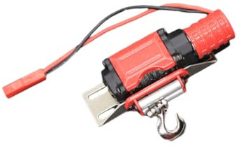 iplusmile Metal Winch Traction Für Rc Crawler Car Elektrische Winde Rot Und Schwarz Simulation Installieren Für Front Und Heckmontage Geeignet