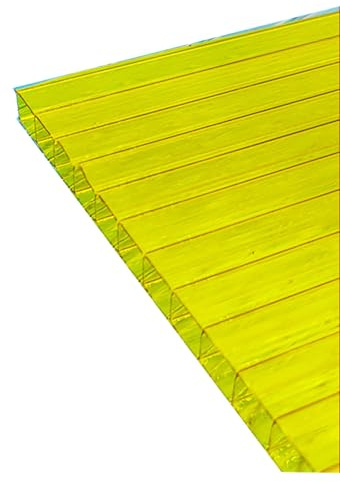 Pannelli For Serra In Policarbonato A Doppia Parete Da 20 Pezzi Lastra For Tetto In Policarbonato, Lastra For Lucernario In Fibra Di Vetro For Serra Esterna, Tettoia For Tenda Da Sole Esterna, Facile