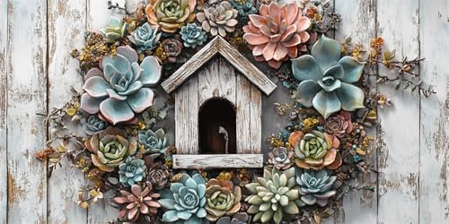 Malen Nach Zahlen Blume Malen Nach Zahlen Erwachsene Anlage DIY mit Rahmen Ölgemälde Set Malen Basteln mit Pinseln und Acrylfarben Kreativ Set für Erwachsene,Home Wand Dekor Geschenk 60x120cm E-1284