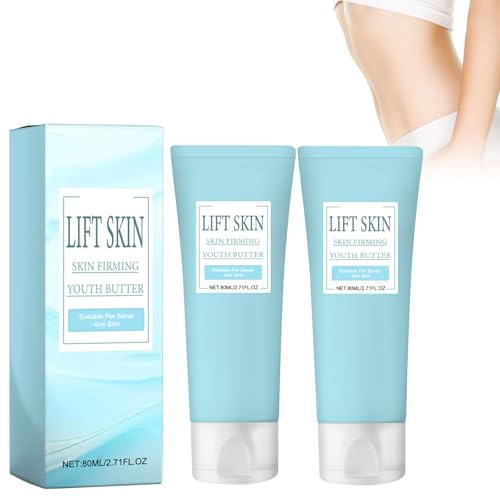 Crème Hydratante pour le Corps, Crème Corporelle Raffermissante Anti-rides 2 Pièces, Hydratation de la Peau en Profondeur, Raffermissant, éclaircissant et Rajeunissant la Peau