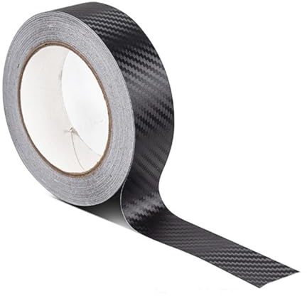 DOKRIN Protezione paraurti per auto,Pellicola protettiva antigraffio per porte e finestre in fibra di carbonio per carrozzeria auto 3CM*10M