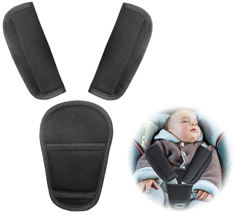 3 PCS Cuscino per Cintura Sicurezza per Bambini Imbottiture per Cinture Sicurezza Protezione per Cintura Sicurezza Bambini Copri Cintura Sicurezza Auto Bambini Per Cinture Sicurezza Auto,Camion Zaini