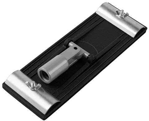 LEONTOOL Pole Sander Replacement Head, Drywall Pole Sanders with No-Flip Design with Quick Release Clips and Universal Coarse Thread for Wall Cleaning and Polishing, Paint Prep Wall Sander