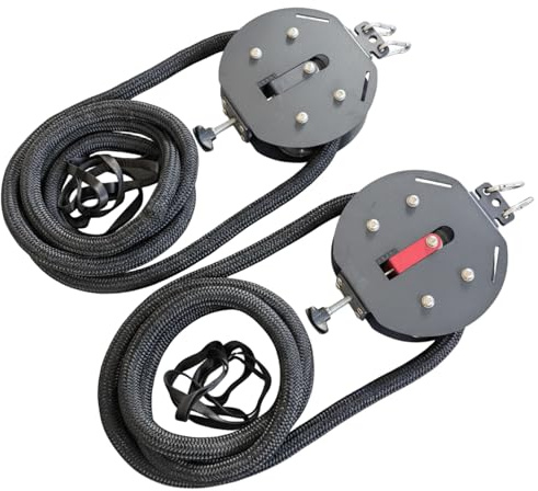 Entrenador de cuerda sin fin, sistema de polea de gimnasio en casa, entrenador de cuerda sin fin ajustable para entrenamiento de cuerpo completo, máquina de cable para la parte superior del cuerpo co