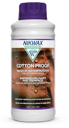 Nikwax Cotton Proof - Botella liquído para protección de algodón, tamaño 1 l