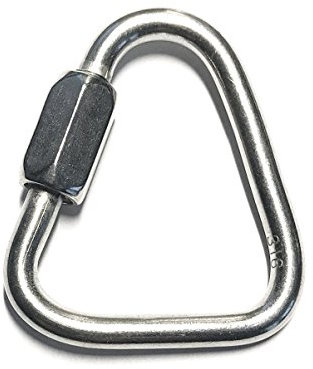 Stainless Steel 316 Delta Quick Link 1/8 (3.5mm) Marine Grade Triangle