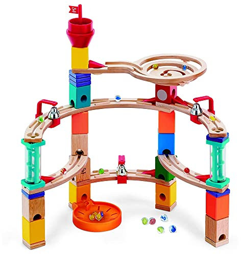 Hape Quadrilla BAU-Set Aus der Burg entkommen aus Holz mit zahllosen Aufbaumöglichkeiten, ab 4 Jahre