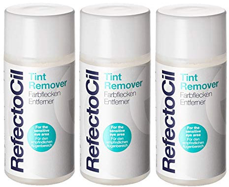 3er Refectocil Tint Remover Farbflecken Entferner für Augenbrauen und Wimpernfarbe 150 ml