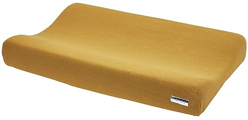 Meyco Baby Wickelauflagenbezug - 50x70cm - Spannbetttuch Wickelunterlage - 100 % Baumwolle - Oeko Tex zertifiziert - kuschelig weich & hautfreundlich - waschbar & trocknergeeignet - Honig Gold