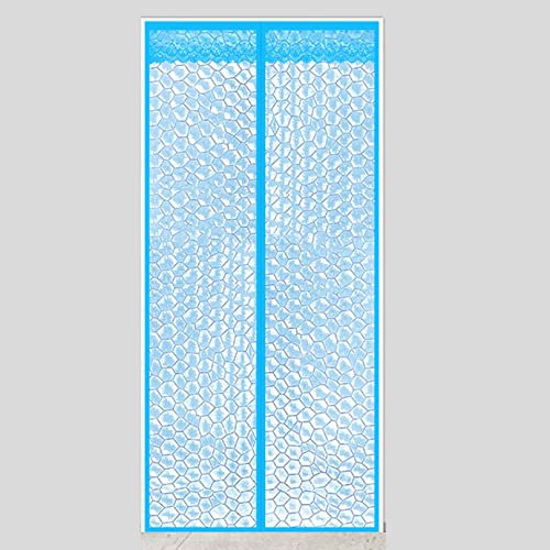 Rideau de Porte Magnétique à Isolation Thermique,Rideau Fermeture Automatique Coupe-Vent Isolation Phonique,Magnétique Rideau de Porte Isolant Thermique,pour Portes (110x220cm)
