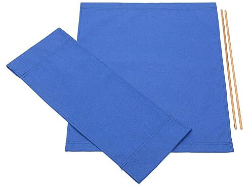 Lioaeust Strandstuhl-Klappbezug, waschbar, Sitzbezüge-Set, für Regiestuhl, Ersatzbezug aus , Polyestertuch (blau)