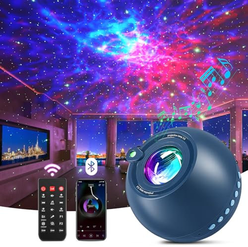 Galaxy Projector Teenage Boy Gifts for Teen Boys,15 Colors+15 White Noises Star Projector Night Light Kids Galaxy Light,Remote Bluetooth Bedroom Lights for Bedroom Room Decor, 11 12 Year Old Boy Gifts