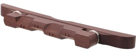 SUPVOX Coffee Wooden Mandolin Bridge Kit with Height Accessory for Practice Sessions and Recordings, Solves Tuning Issues, Versatile Use, Replacement Part for Mandolin Players