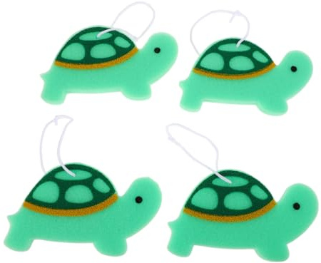 SOPOTUTU 4piezas Esponjas De Baño Exfoliantes Dibujos Animados Limpieza Corporal