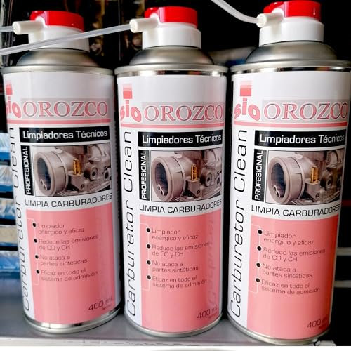 3x Limpia Carburador y Cuerpos de Inyección en Spray 400ml.