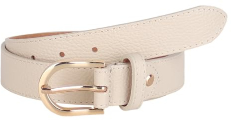 MIRROSI Ledergürtel Damen Herren Gürtel, Made in Italy, 3cm breit