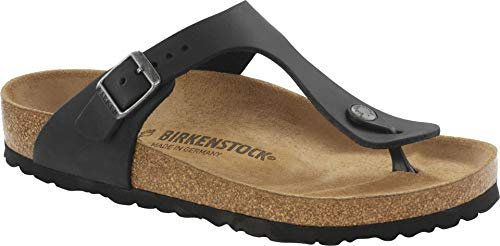 Birkenstock Unisex Gizeh Flip-Flops, Black 845251, 41 EU