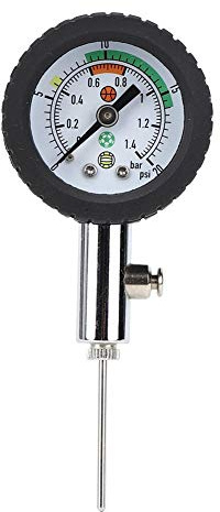 Ball Manometer, tragbares mit Seitenventilknopf, Zeiger Manometer für Basketball, Volleyball, Fußball Spieler