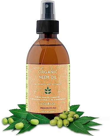250ml Olio di Neem Biologico Per Piante e Fiori – 100% Naturale – Protezione e Difesa Da Qualsiasi Tipo di Parassita, Insetto e Malattia – Piante da Interni ed Esterni – Spray Pronto All’Uso