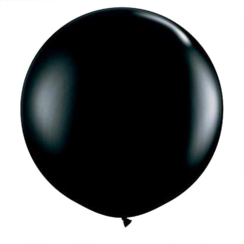 36 Zoll XXL Luftballons Schwarz,Großer Helium Ballons,Riesige Luftballons für Geburtstag Feiern, Festivals, Karneval und Hochzeiten(6 Stück)