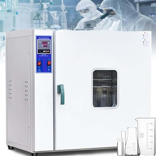 DPDZSW Forno di Essiccazione Digitale Termostatico da Laboratorio, Controllo della Temperatura, Essiccatore Industriale per Componenti/Alimenti,StainlessSteel-43L