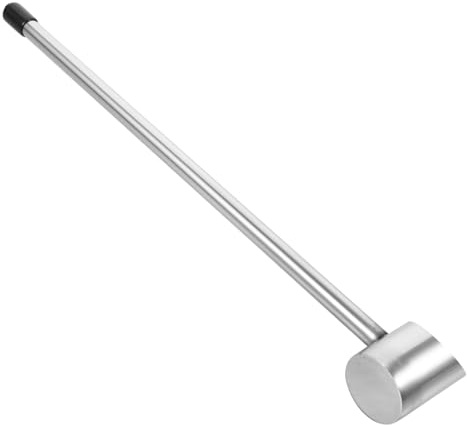 Garneck Candy Floss Machine Sugar Spoon Stainless Steel Spoon Marshmallow Machine Accessory Easy to Use and Clean Food Scoop