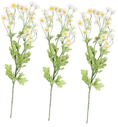 Ciieeo 3stücke Teiliges Künstlicher Blumenstrauß Dekorative Blüte Für Zuhause Realistische Blumenarrangements Für Heimdeko Fotorequisiten Feste