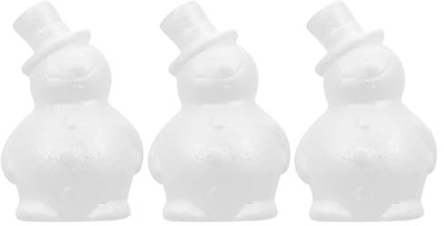 CIMAXIC 3 Stück Schneemann-Schaumstoff Weihnachtsdeko Bastelmaterial Für Kinder