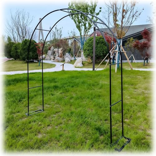 Arche de jardin en acier pour l'extérieur, large treillage pergola 80-350 cm, décoration d'arche de mariage, support de plantes, treillis extérieur durable pour plantes grimpantes
