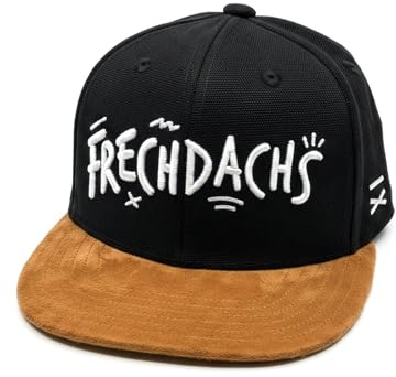 Hand und Feuer Snapback - Cappellino per bambini, in tela nera, taglia M