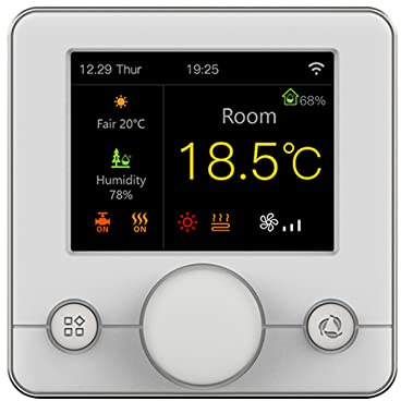 MQPALZKD Termostato Smart Riscaldamento a pavimento intelligente Termostato for ventilconvettore Regolatore di temperatura costante for interni(C)