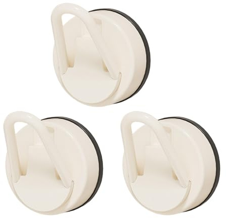 Gancio A Ventosa Trasparente Da 3 Con Morsetti Accessorio Portatile Per La Finestra Del Bagno Casa E Display Portaborse Per Uso Quotidiano
