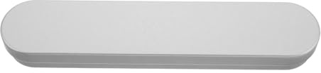 WESIEVYA Tin Tongue Scraper and Tweezers Storage Box, Multi-use Student Pen Organizer Matte Silver Finish, Sturdy Pencil Holder for Daily Use and School Supplies