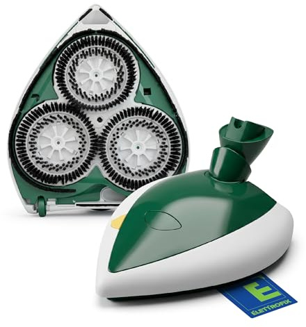 Lucidatrice Folletto PL515 RIGENERATA Originale, Spazzola Pulilux PL-515 per Pavimenti Duri e Piastrelle, Accessorio per Aspirapolvere Folletto VK130 VK131 VK135 VK136 VK140 VK150 VK200 VK220s