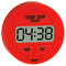 TFA Dostmann Digitaler Timer und Stoppuhr,38.2022.05, Memory Funktion, eifnache Bedienung, magnetisch, Zeit bis 99min 59 sek, rot